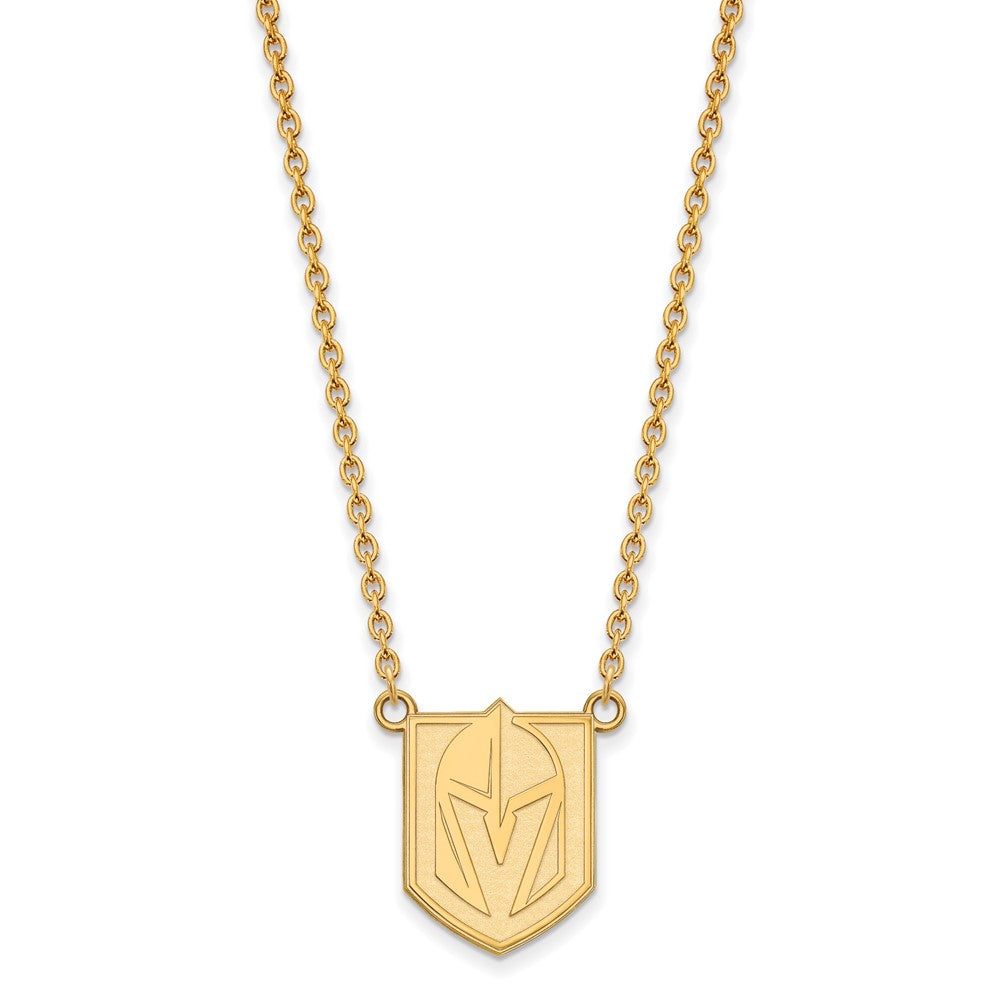 Vegas Golden Knights 14K Yellow Gold Plated Large Necklace