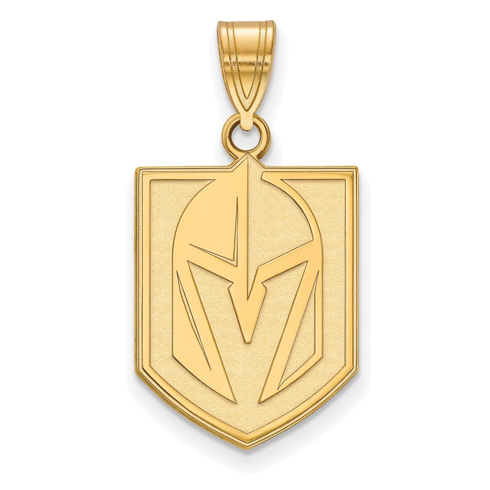 Vegas Golden Knights 14K Yellow Gold Plated Large Pendant