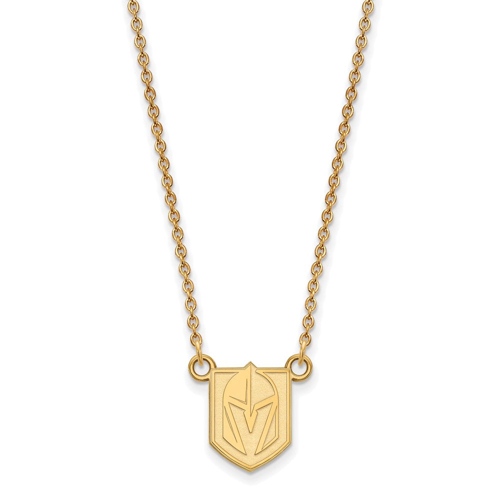 Vegas Golden Knights 14K Yellow Gold Plated Small Necklace