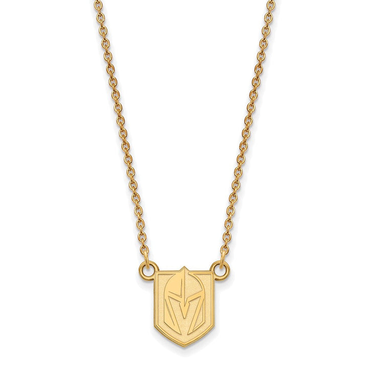 Vegas Golden Knights 14K Yellow Gold Plated Small Necklace