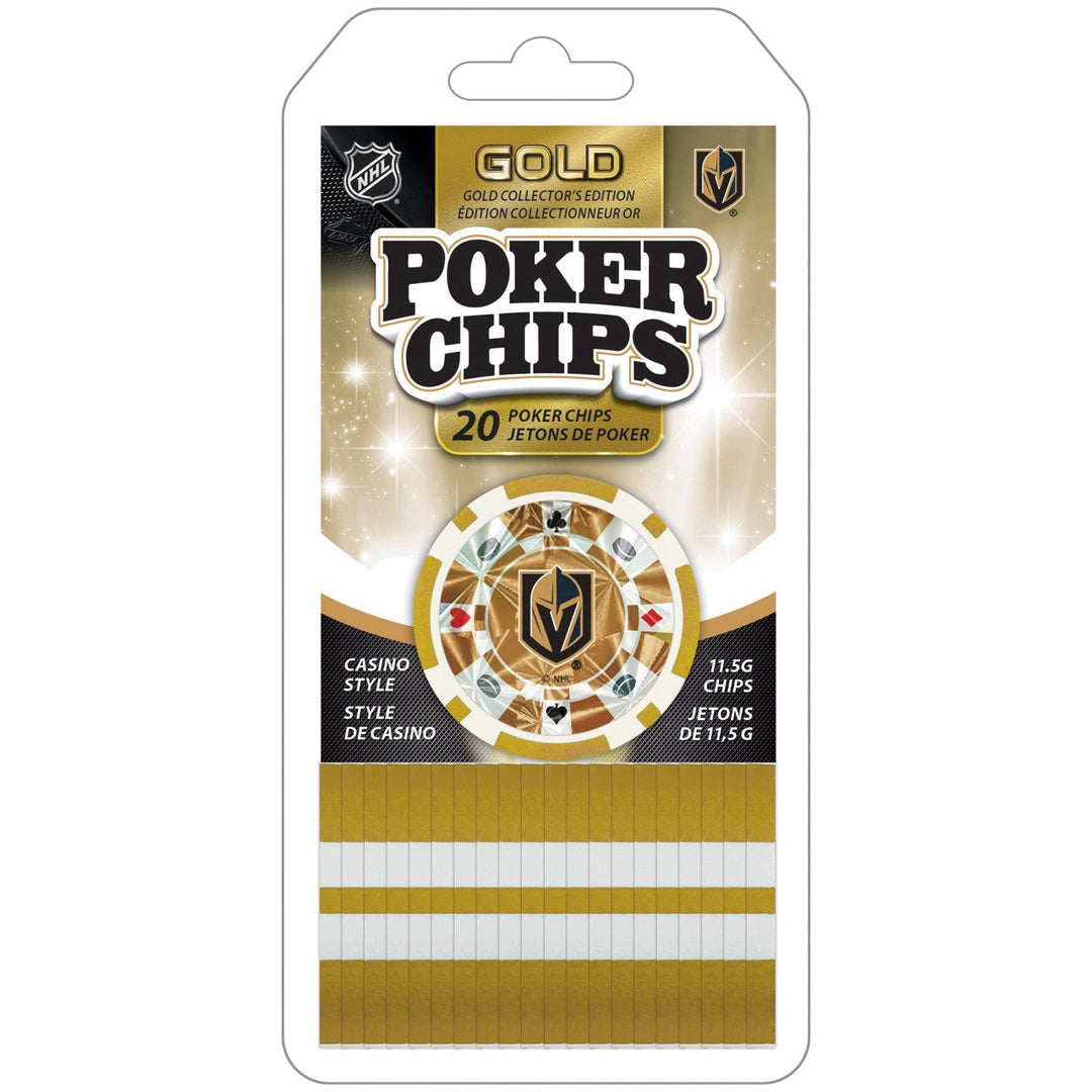 Vegas Golden Knights 20 Piece Poker Chips - Games & Toys