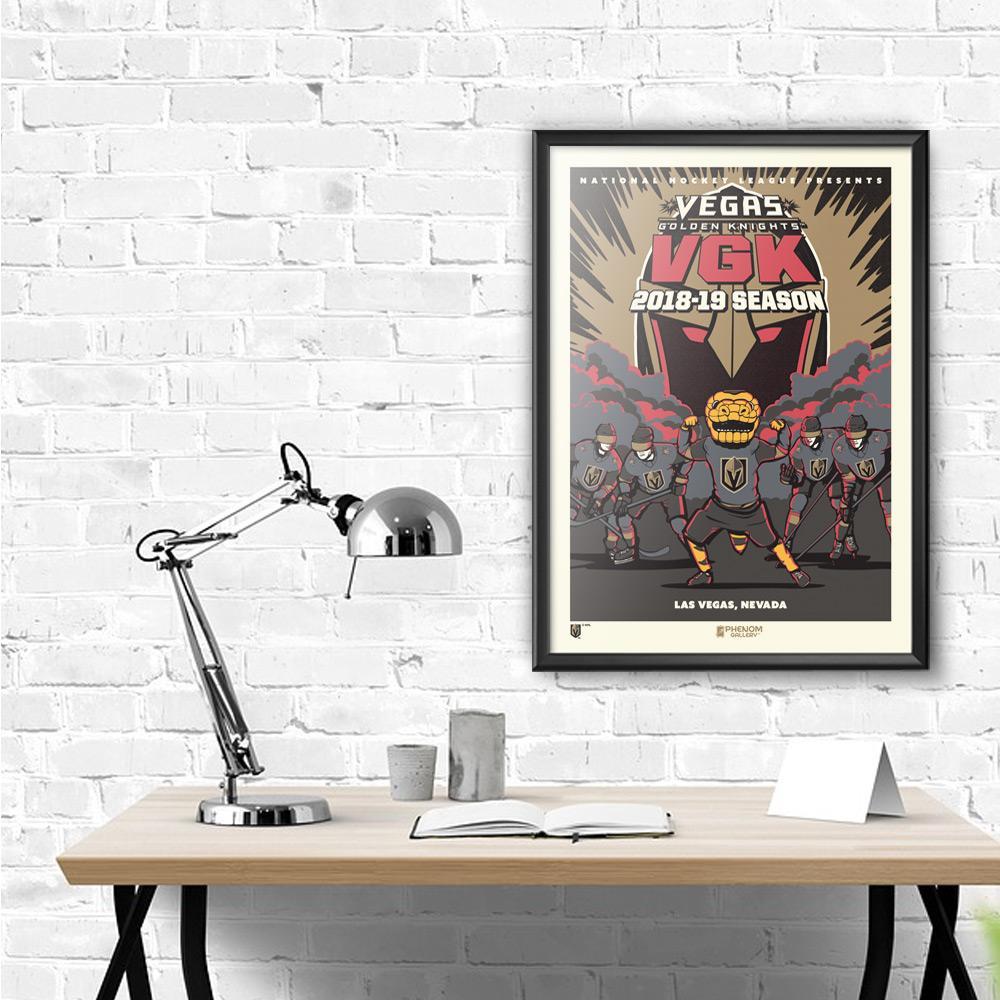 Vegas Golden Knights 2018-2019 Season Serigraph - Print