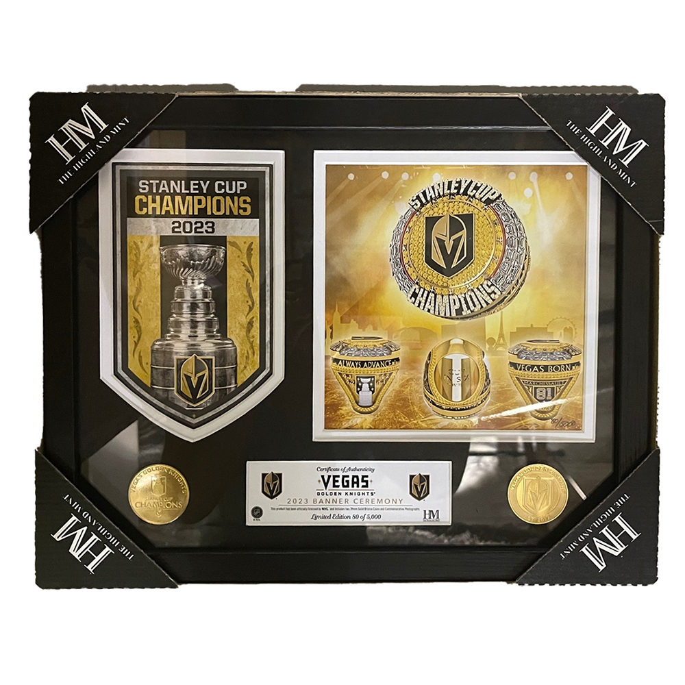 Vegas Golden Knights 2023 Stanley Cup Champions Banner