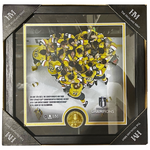 Framed photo of Golden Knights celebrating as Stanley Cup Champions in 2023