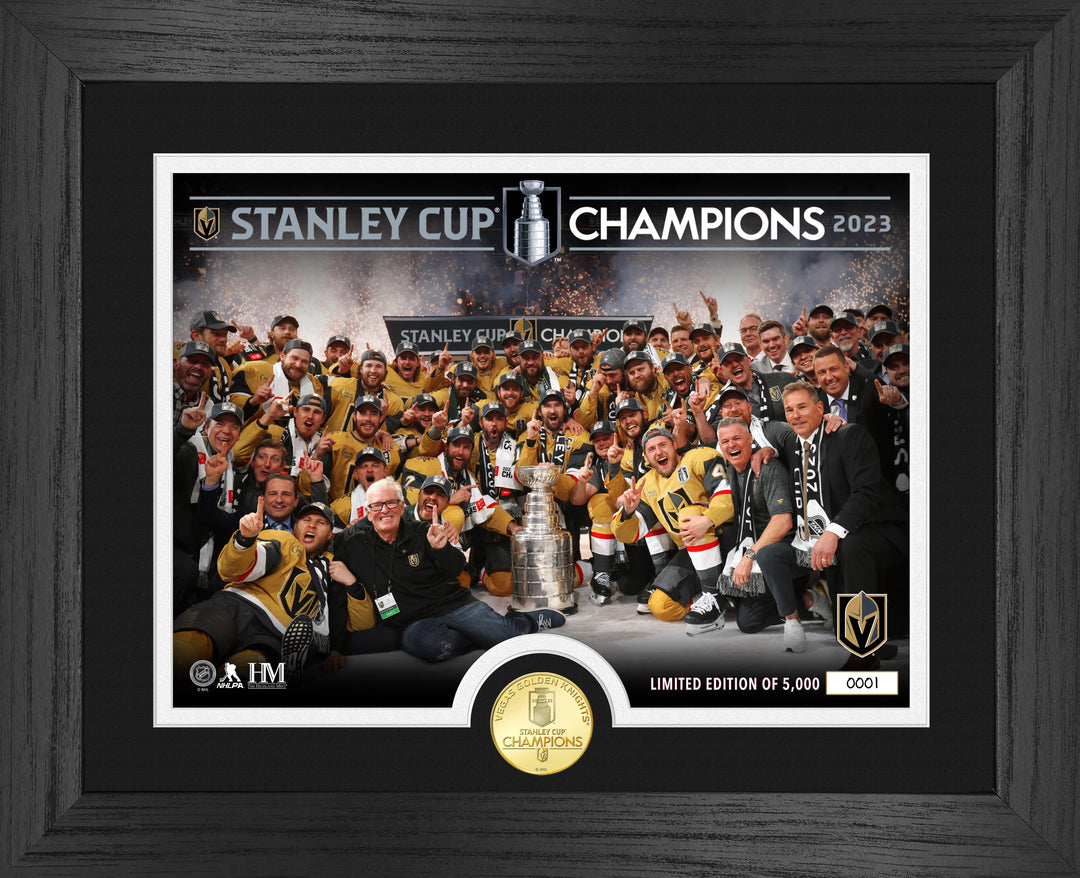 Vegas Golden Knights 2023 Stanley Cup Champions Framed Team