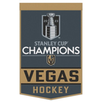 Vegas Golden Knights 2023 Stanley Cup Champions Wool Banner