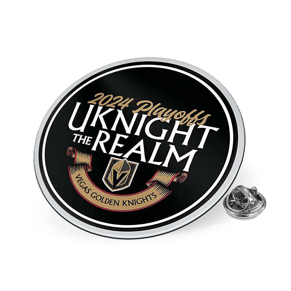 Vegas Golden Knights 2024 UKnight the Realm Lapel Pin