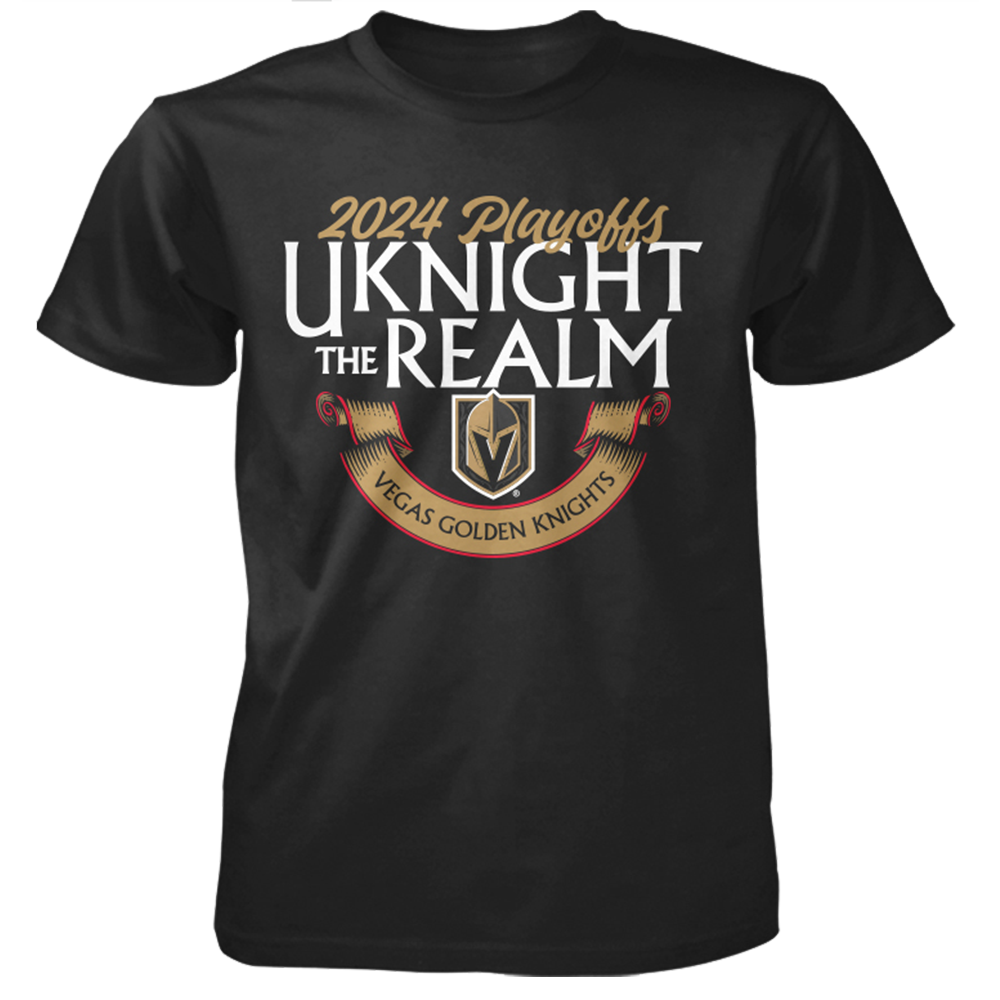 Vegas Golden Knights 2024 Uknight the Realm Tee - Shirt