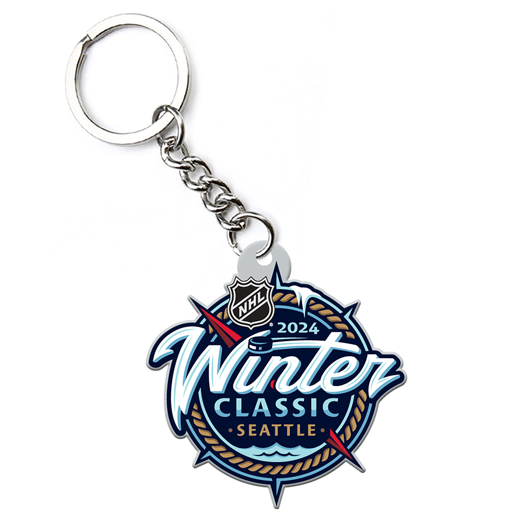 Vegas Golden Knights 2024 Winter Classic Logo Keychain