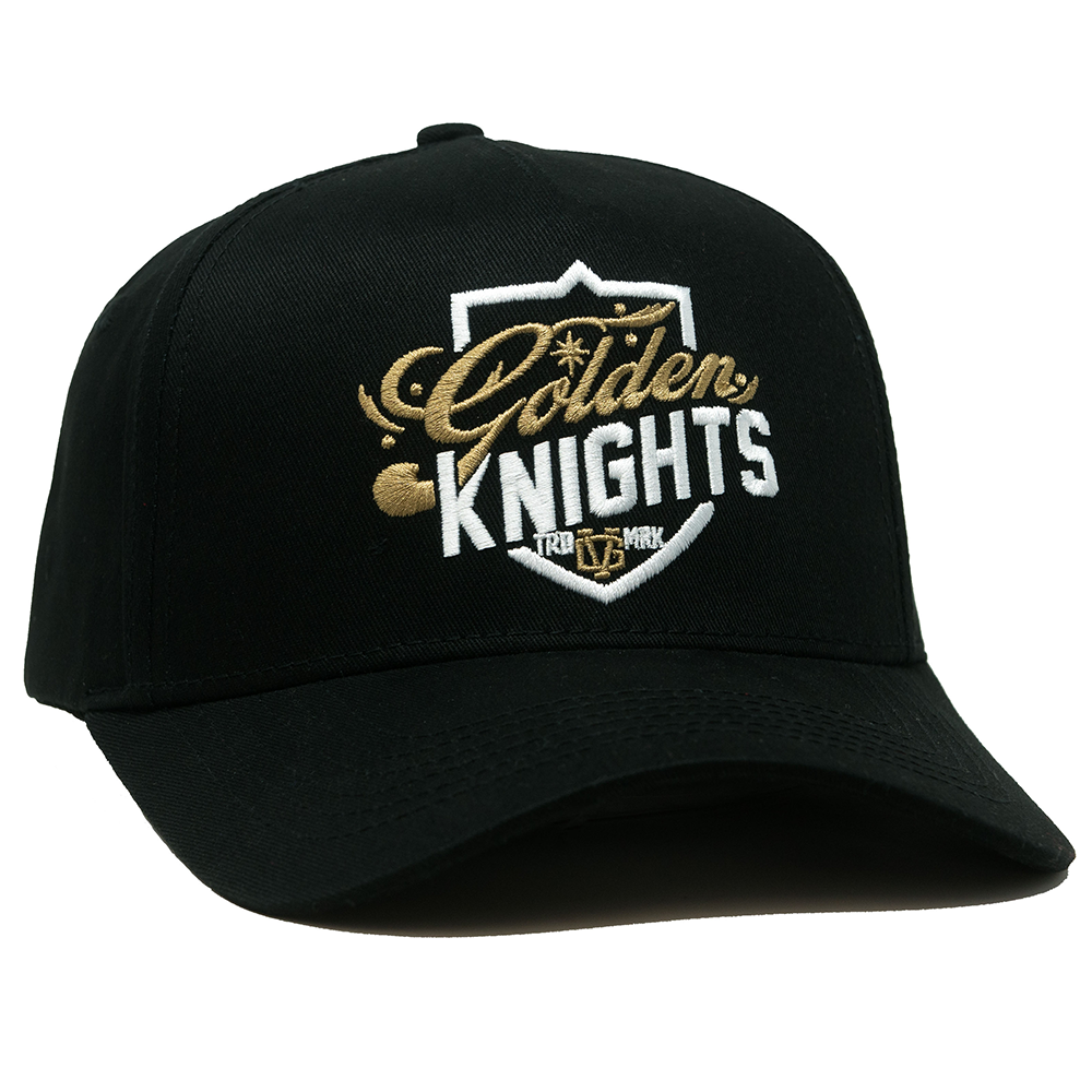 Vegas Golden Knights 505 A-Frame Snapback Cap - BLACK