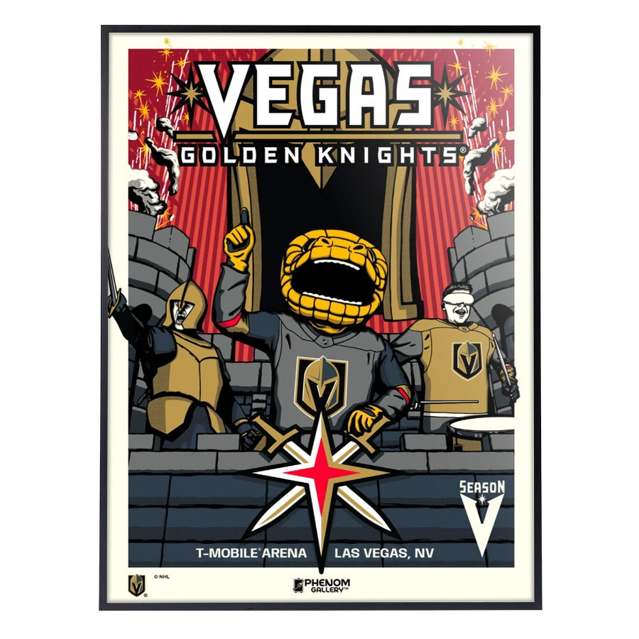 Vegas Golden Knights ’5th Anniversary’ Serigraph - Décor