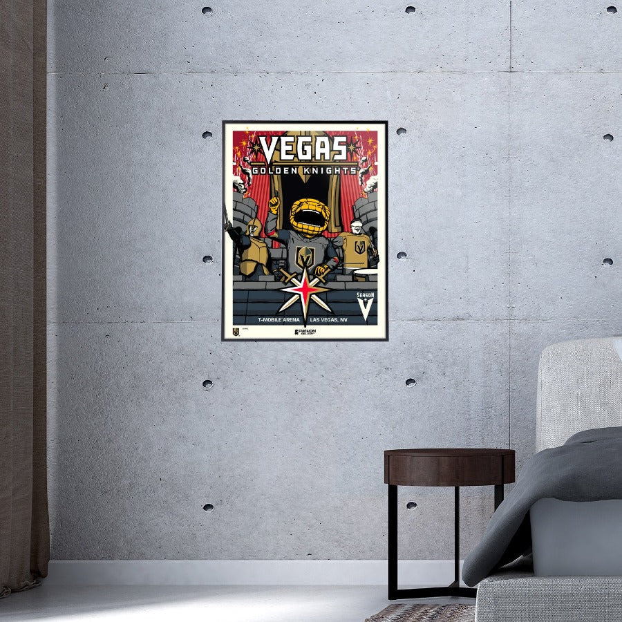 Vegas Golden Knights ’5th Anniversary’ Serigraph - Décor