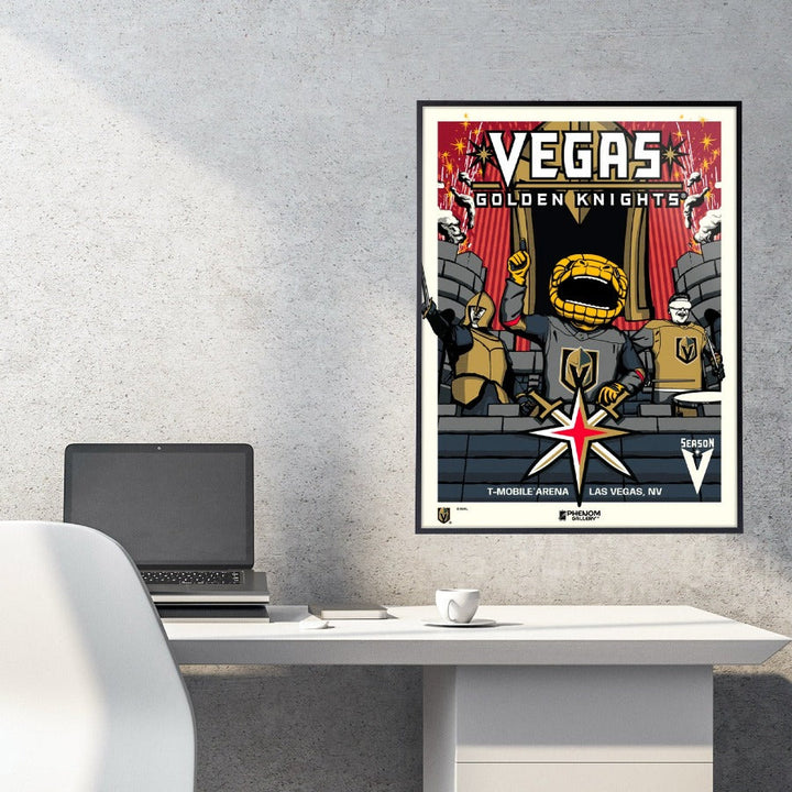 Vegas Golden Knights ’5th Anniversary’ Serigraph - Décor