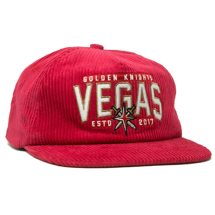 Vegas Golden Knights 604 Alternate Corduroy Snapback - RED