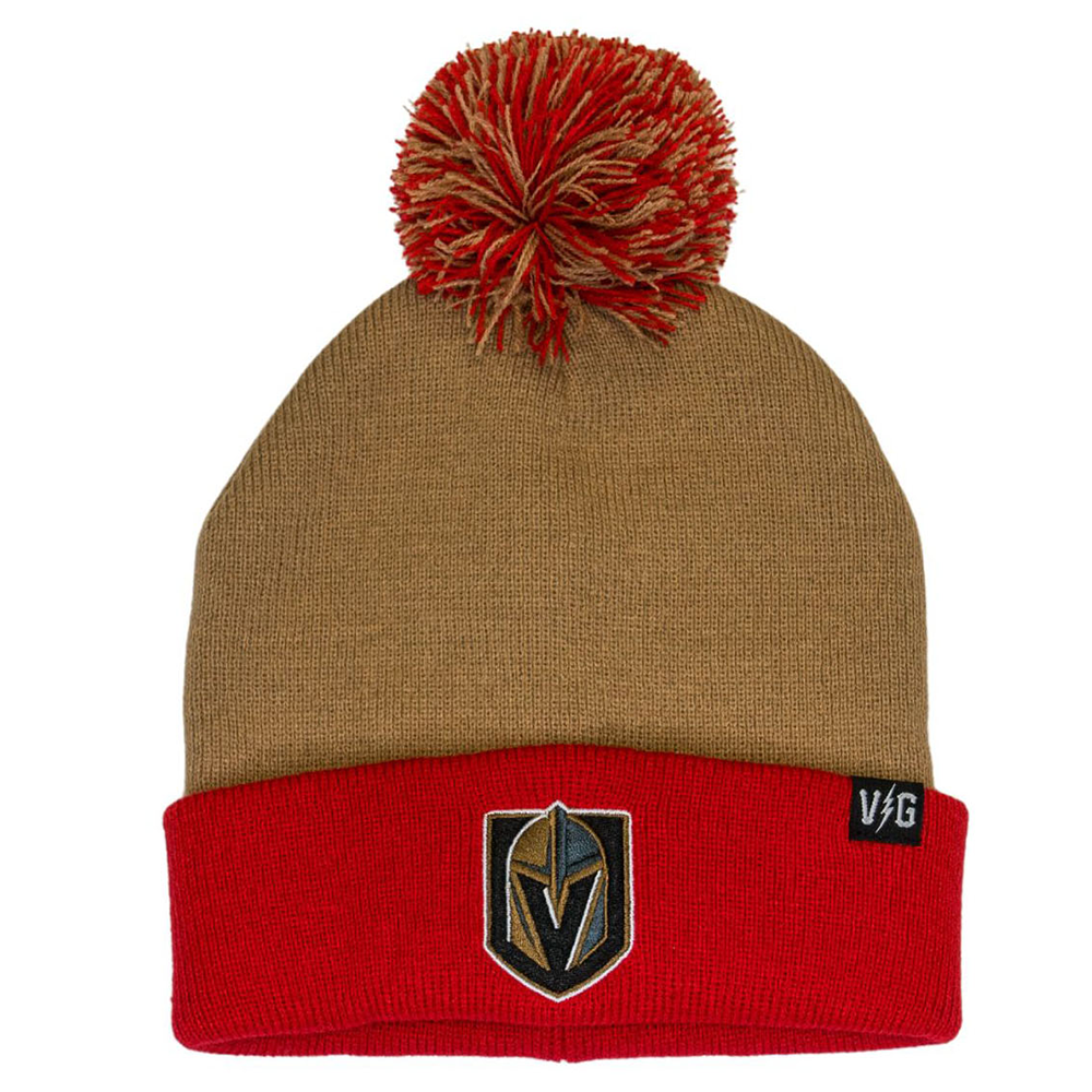 Vegas Golden Knights 607 Cuff Knit - GOLD RED - Headwear