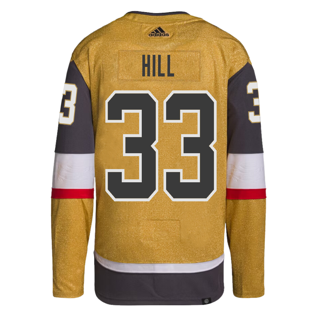 Vegas Golden Knights Adidas Adin Hill Home Jersey - Jersey