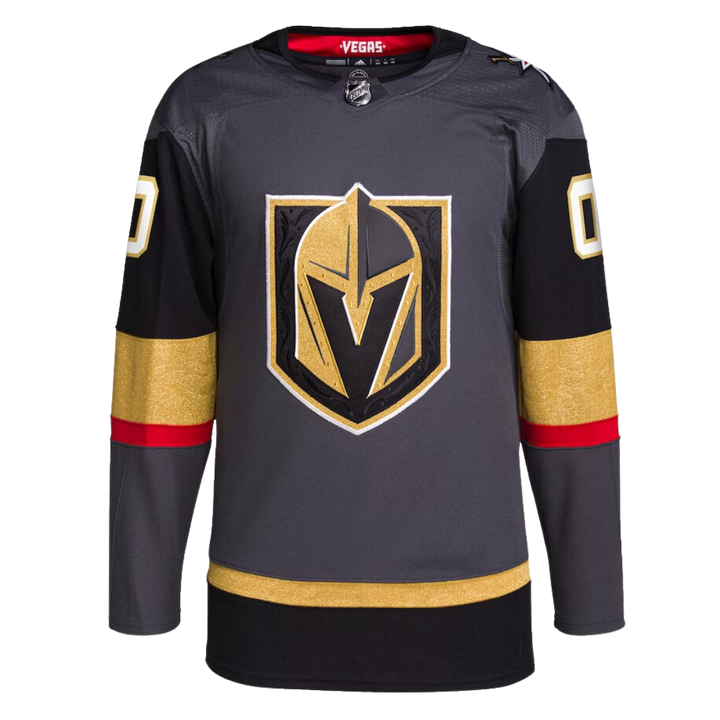 Vegas Golden Knights Adidas Alternate Customizable Jersey with team logo and colors