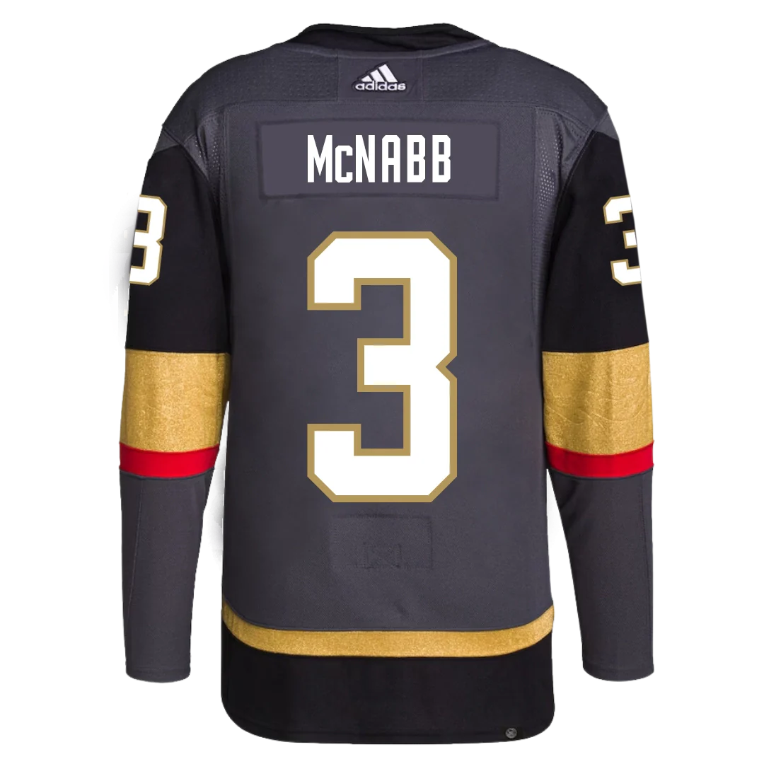 Hockey jersey for Brayden McNabb, Number 3, Vegas Golden Knights Adidas Alternate Jersey