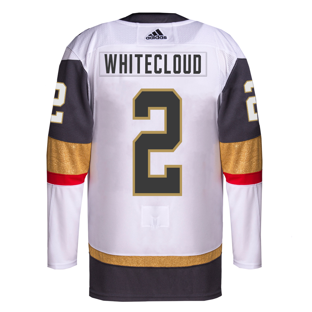 Vegas Golden Knights Adidas Zach Whitecloud Away Jersey