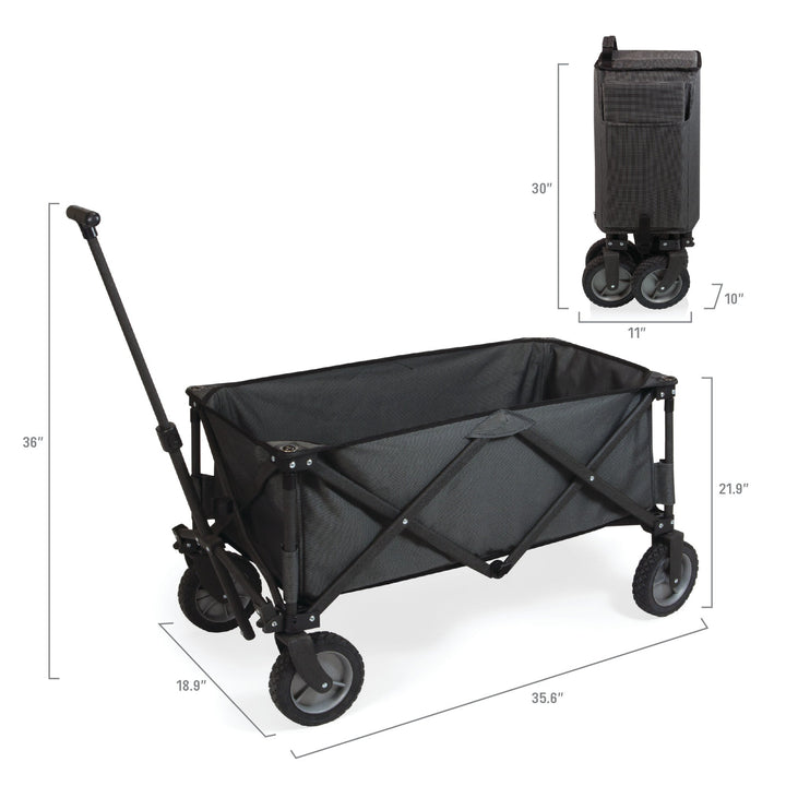 Collapsible Vegas Golden Knights Adventure Wagon for outdoor activities and utility use