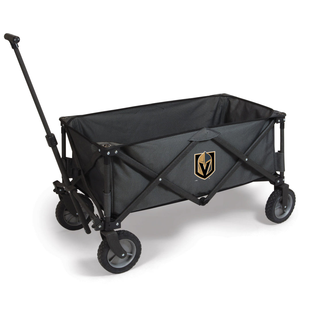 Collapsible utility wagon featuring Vegas Golden Knights logo for adventure and transport