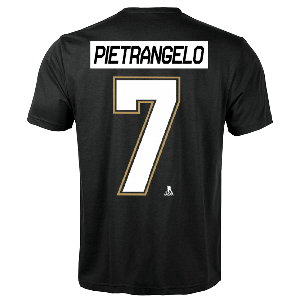 Vegas Golden Knights Alex Pietrangelo Name & Number Tee