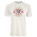 Vegas Golden Knights Alternate Logo Cashword Tee - OATMEAL