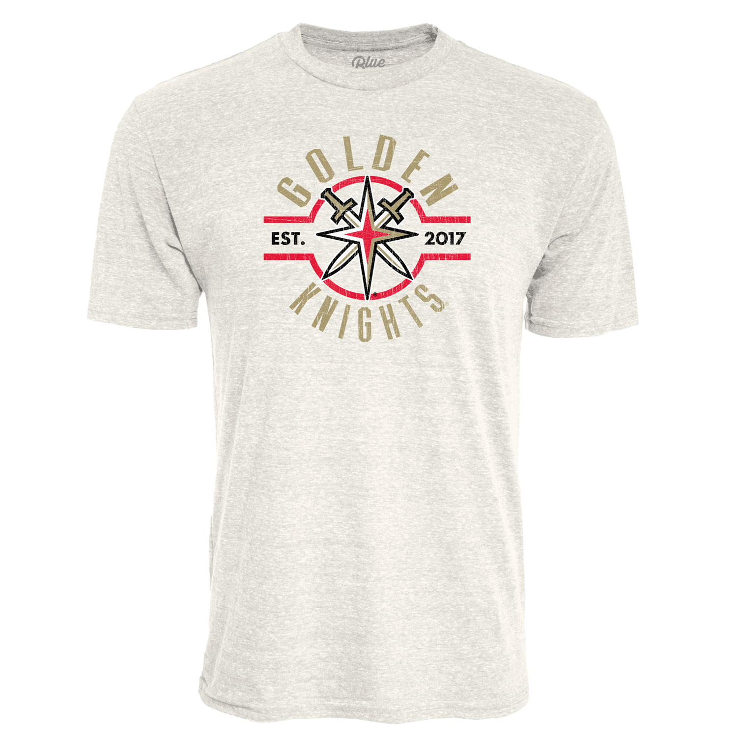Vegas Golden Knights Alternate Logo Cashword Tee - OATMEAL