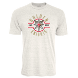 Vegas Golden Knights Alternate Logo Cashword Tee - OATMEAL