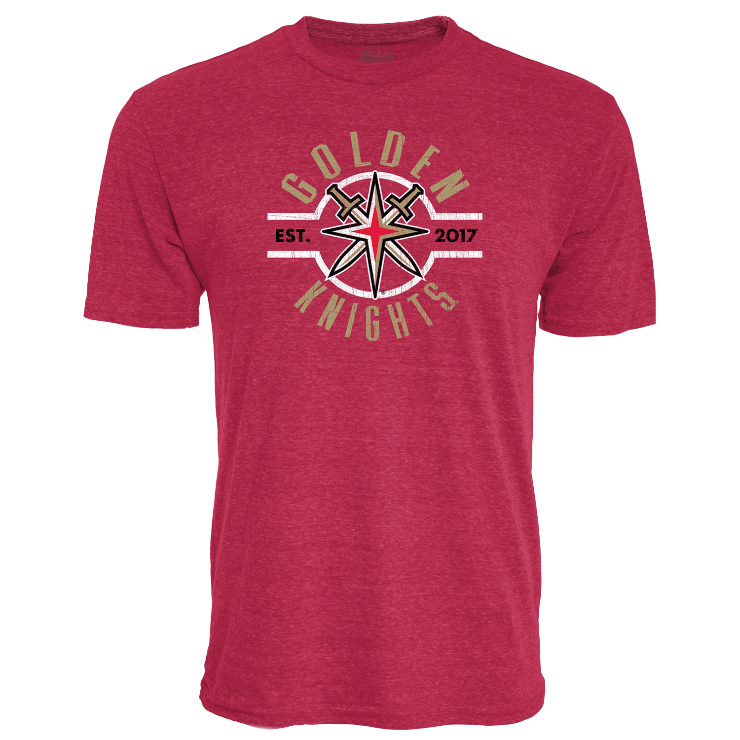 Vegas Golden Knights Alternate Logo Cashword Tee - RED