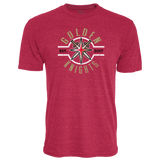 Vegas Golden Knights Alternate Logo Cashword Tee - RED