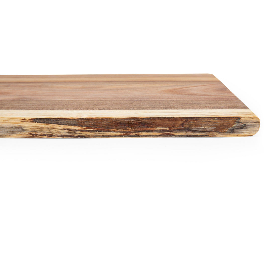 Wooden charcuterie board with live edge, Vegas Golden Knights Artisan design