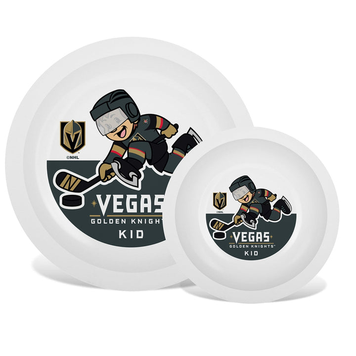 Vegas Golden Knights Baby Plate & Bowl Set - Houseware