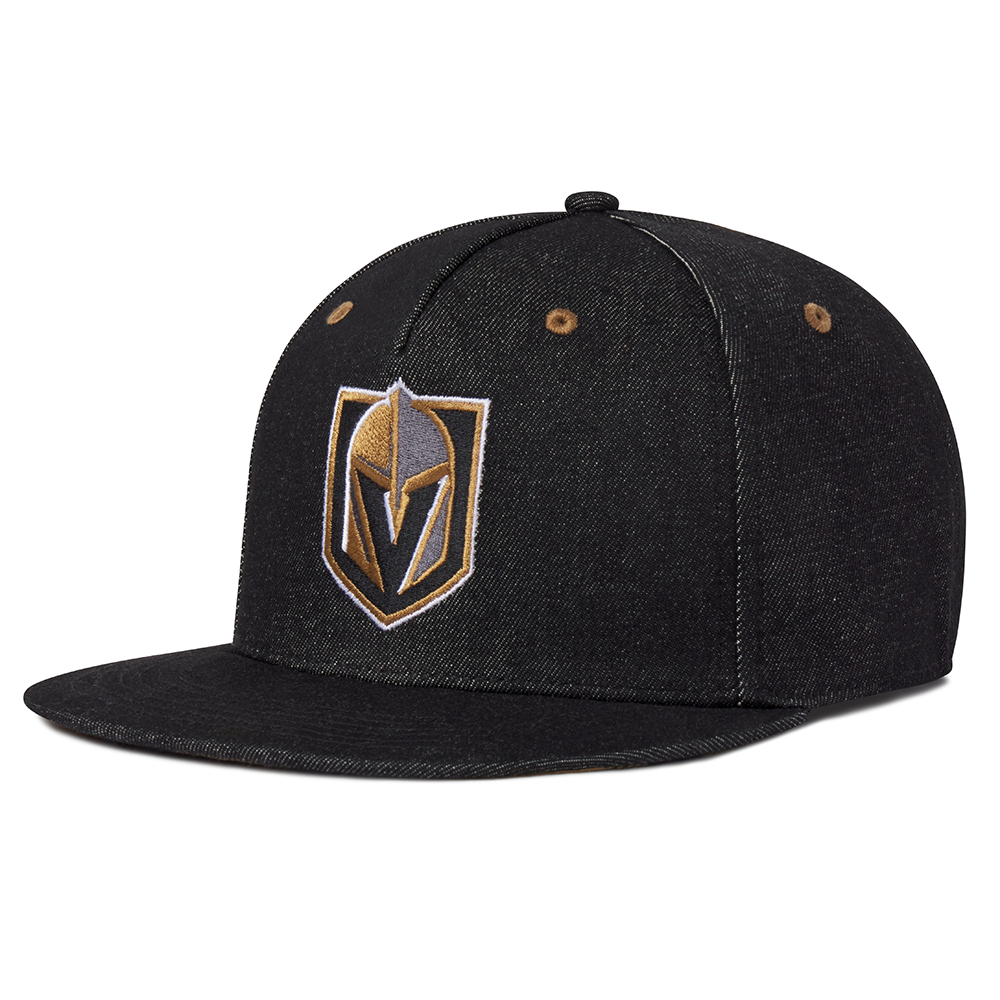 Vegas Golden Knights Black Denim Cap - BLACK / OSFM