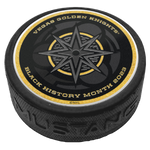Vegas Golden Knights Mustang 2023 Black History Month Puck