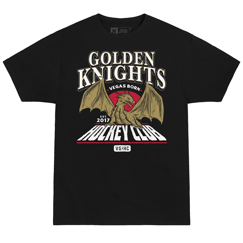 Vegas Golden Knights Vegas Born Dragon Tee - Shirt