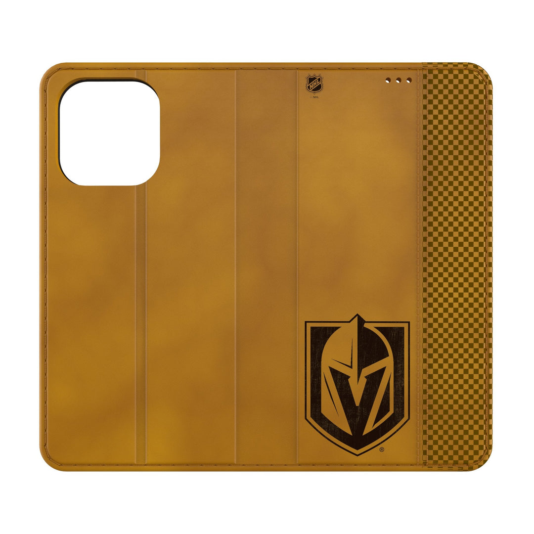 Vegas Golden Knights Burn Folio Phone Case - Phone Cases