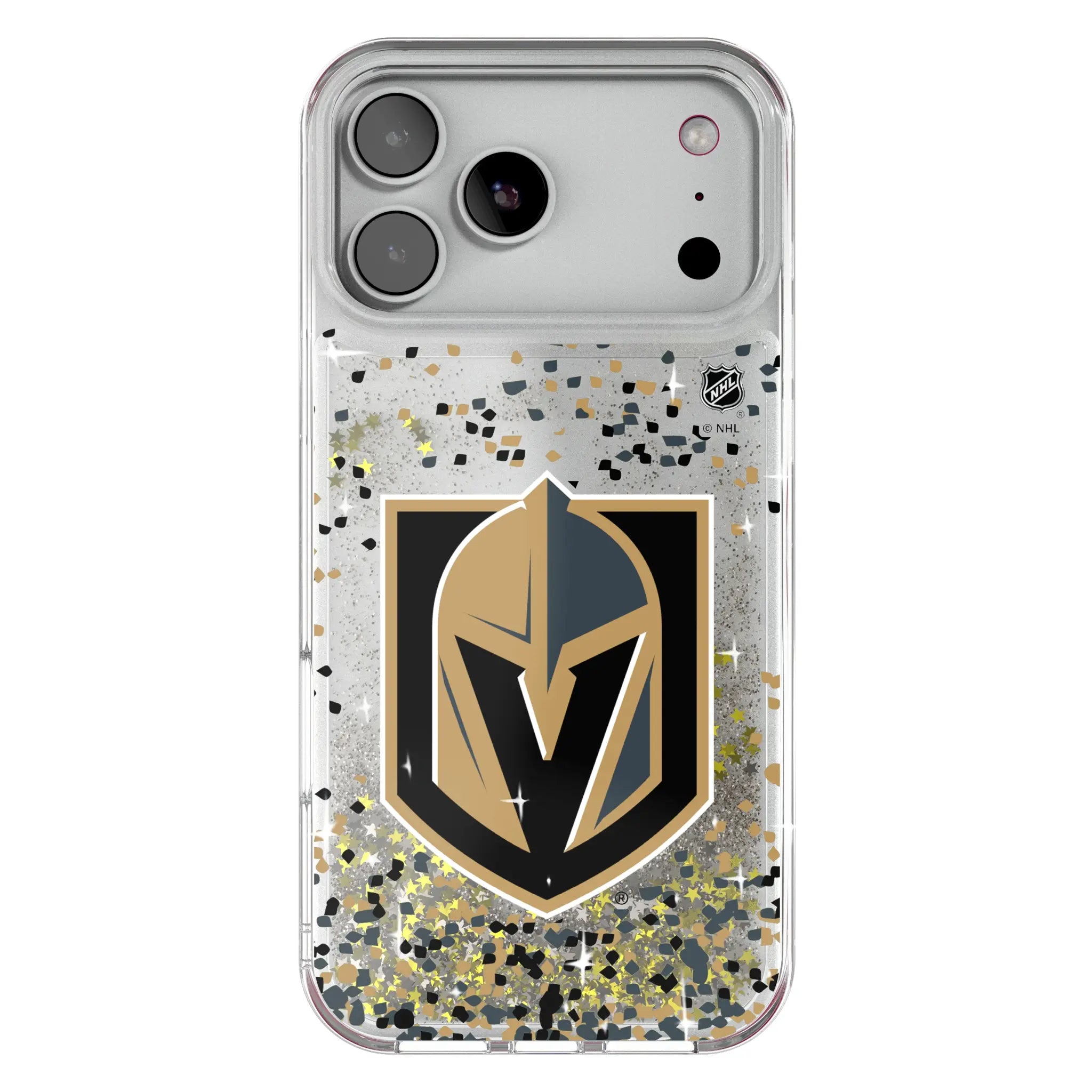 Vegas Golden Knights Confetti Glitter Phone Case - Vegas Team Store