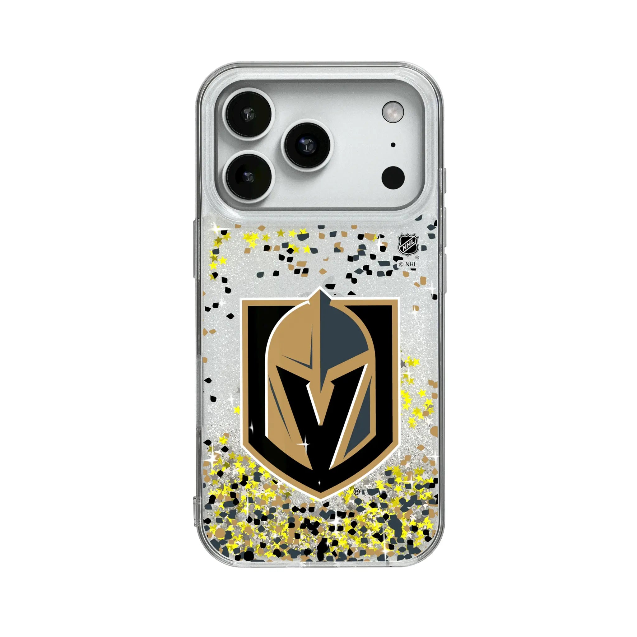 Vegas Golden Knights Confetti Glitter Phone Case - Vegas Team Store