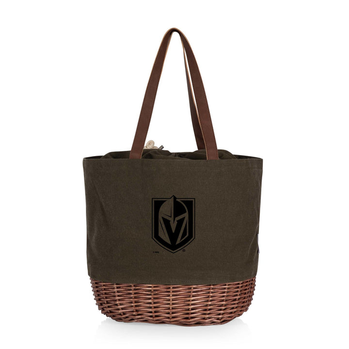 Vegas Golden Knights Coronado Canvas and Willow Basket Tote