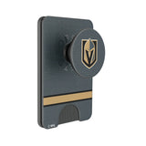 Vegas Golden Knights Endzone Solid PopSockets MagSafe-Compatible PopWallet+