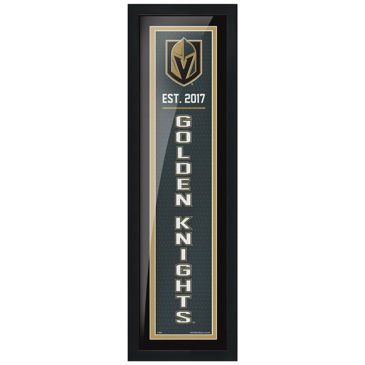 Vegas Golden Knights Established Framed Sign - Décor