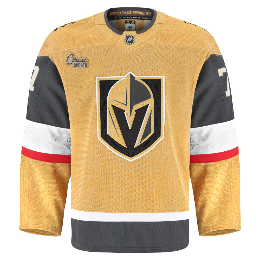 Gold, black, and white Vegas Golden Knights Fanatics Authentic Pro Alex Pietrangelo Jersey