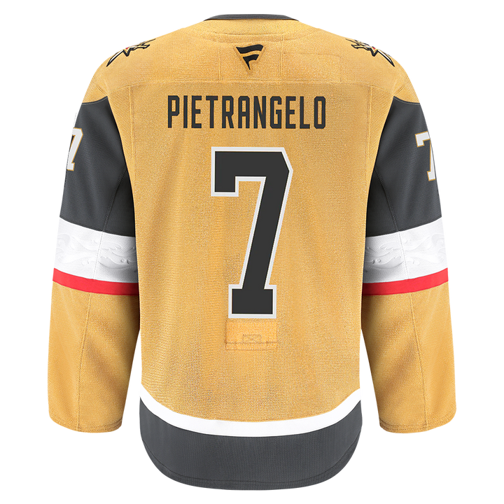 Hockey jersey featuring Pietrangelo 7 for Vegas Golden Knights fans