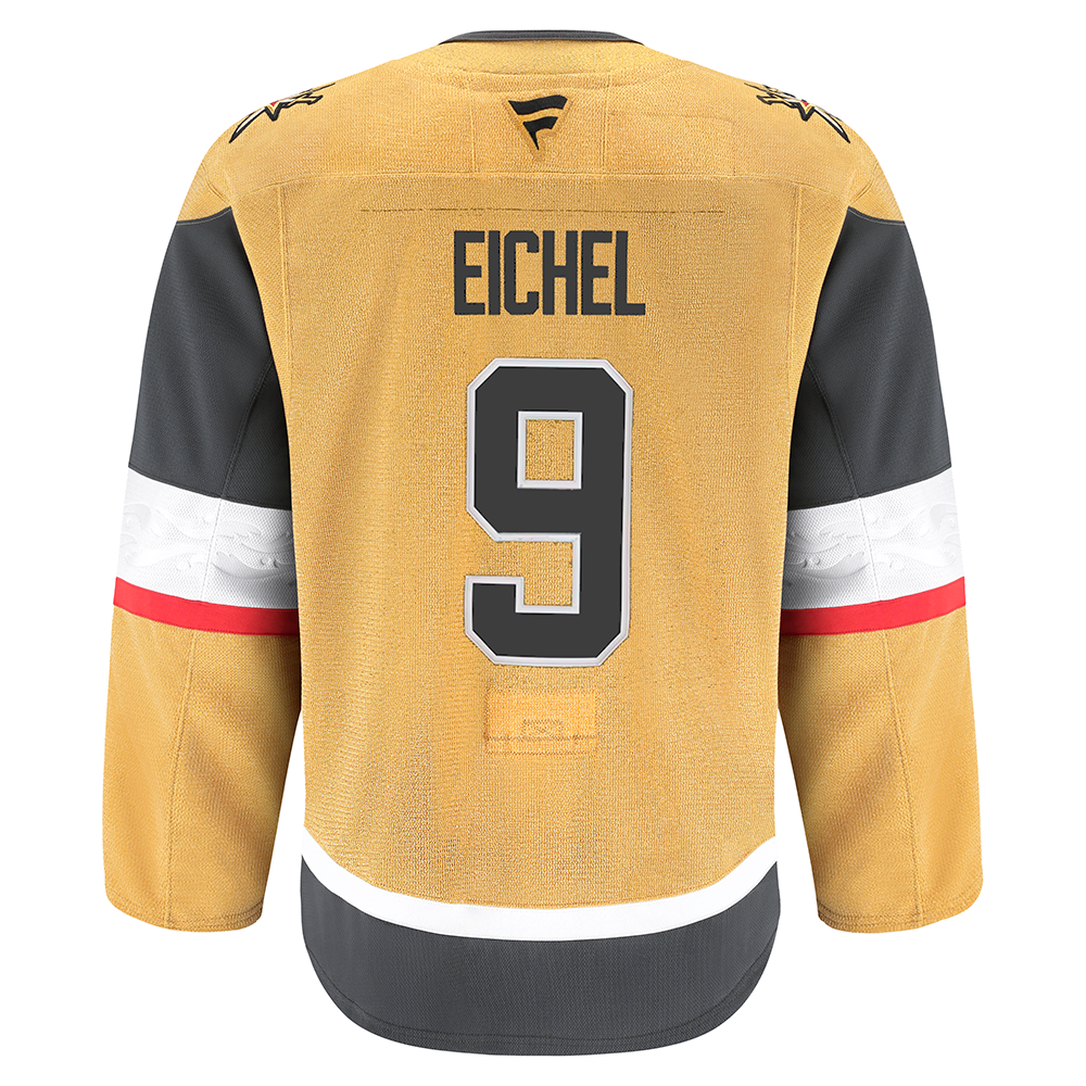 Hockey jersey featuring EICHEL and number 9 for Vegas Golden Knights fans