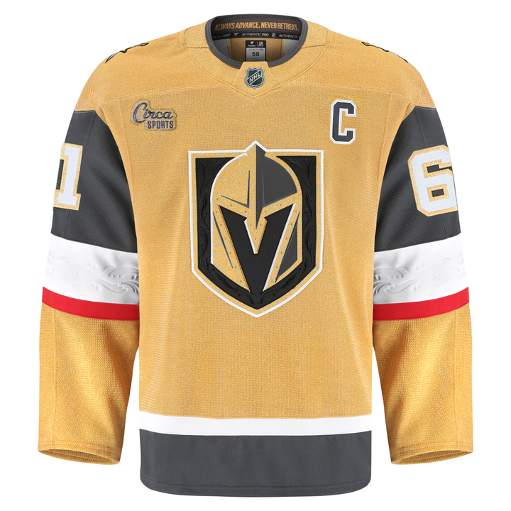 Golden Vegas Golden Knights Fanatics Authentic Pro Mark Stone Jersey with captain’s C