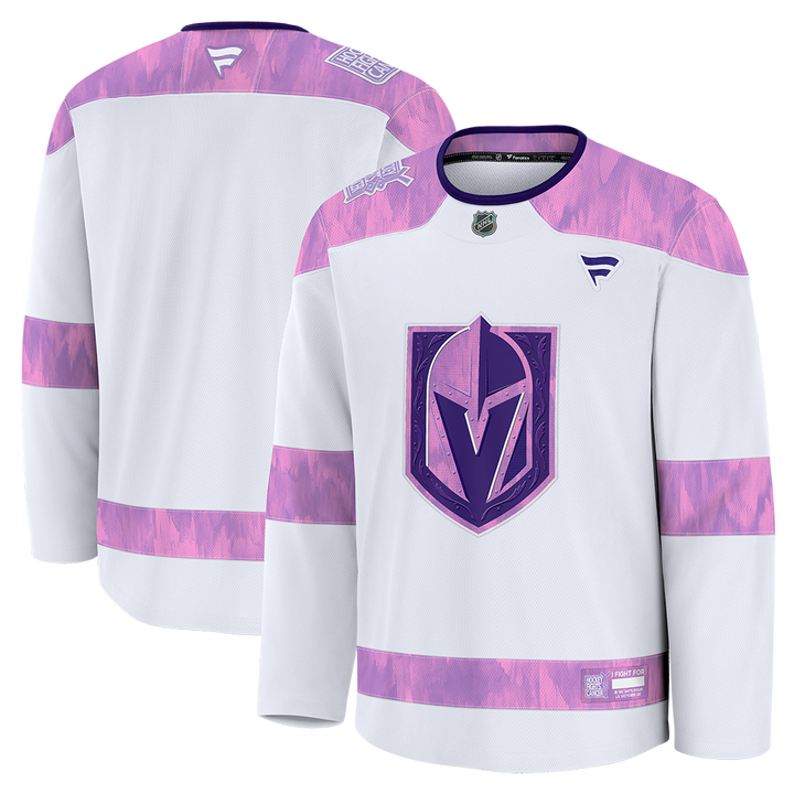 Vegas Golden Knights Fanatics Hockey Fights Cancer Practice