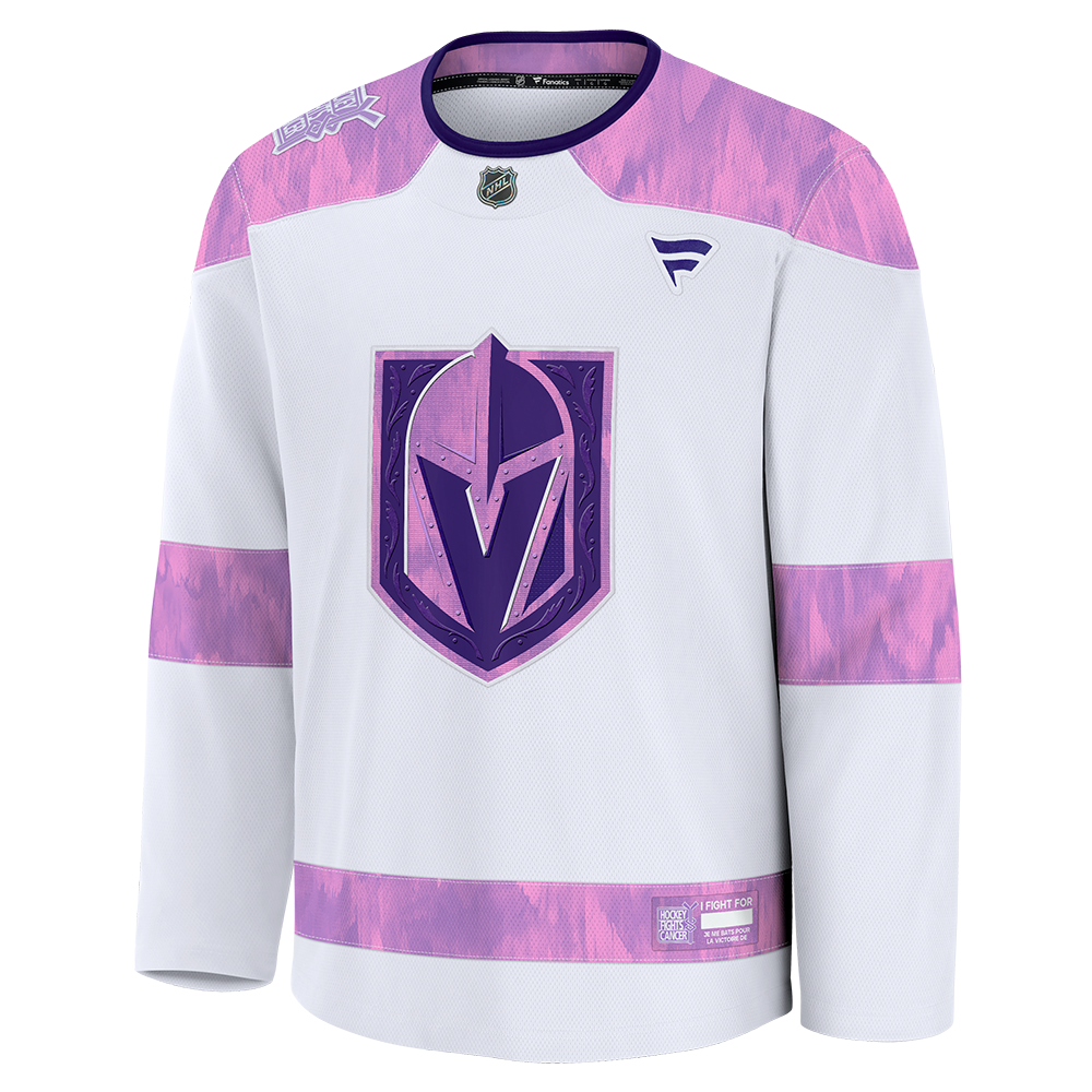 Vegas Golden Knights Fanatics Hockey Fights Cancer Practice