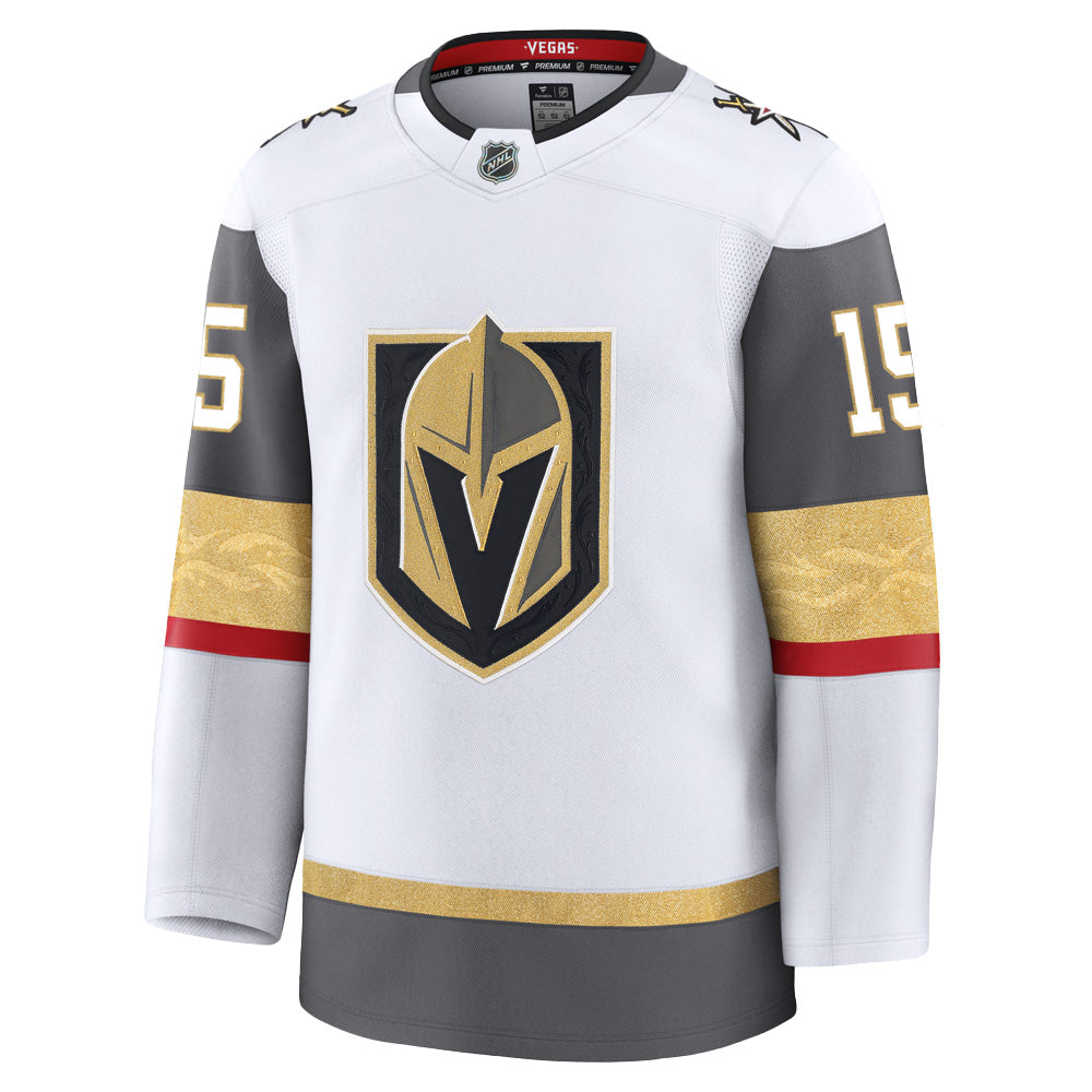 Vegas Golden Knights merchandise featuring Premium Stitched Noah Hanifin Jersey and logo