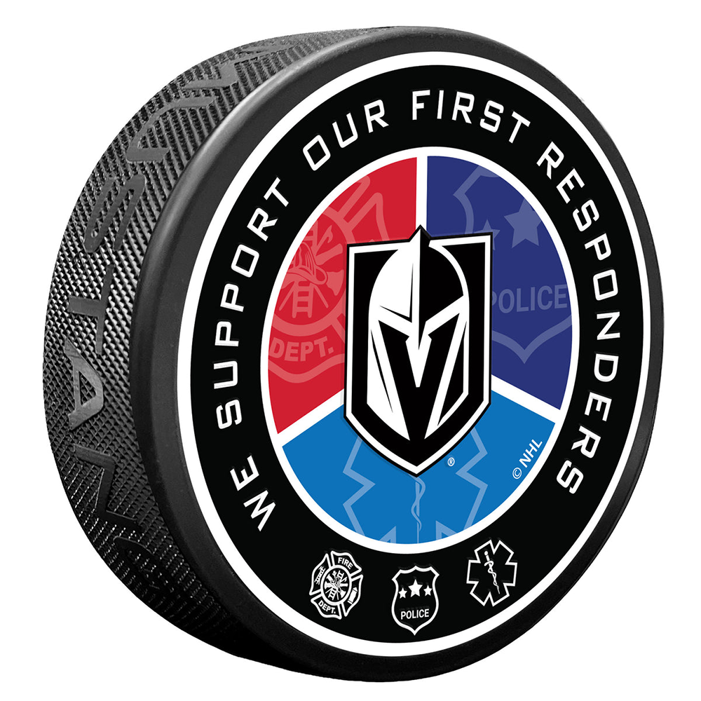 Vegas Golden Knights First Responder Puck - Puck